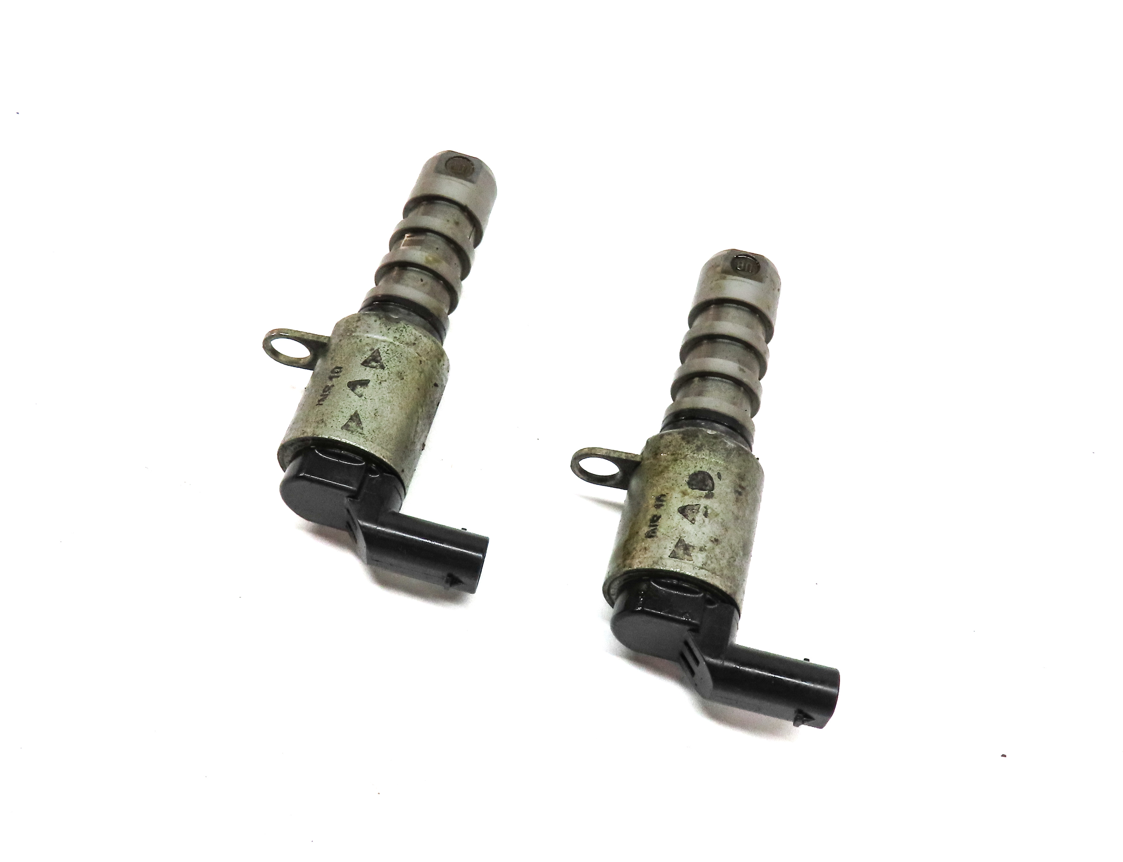 2011 AUDI Q7 (4L) 3.0L SUPER CJWC ENGINE VARIABLE VALVE VVT TIMING SOLENOID SET2 — exact item pictured